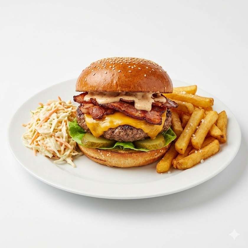 200g Beef Bacon Cheeseburger