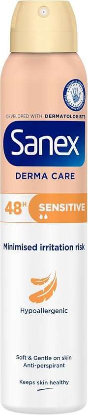 SANEX DERMA CARE SENSITIVE 48 HR - 200ml