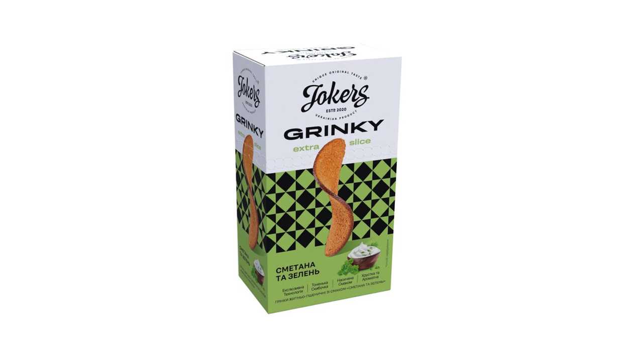 Toasts Jokers With Sour Cream and Dill Flavor, 90g
