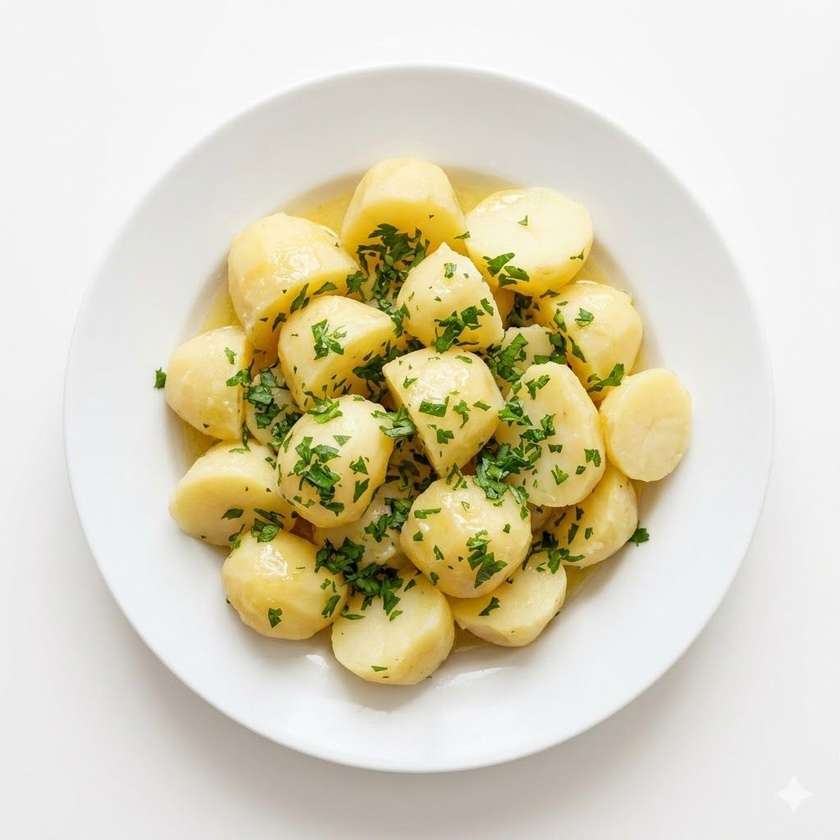 Boiled potatoes
