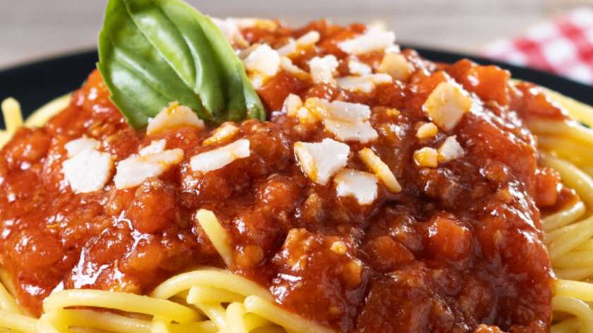 Spaghetti bolognese + zupa