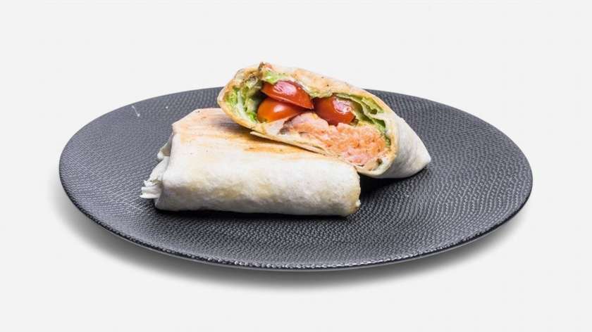 Wrap s lososom