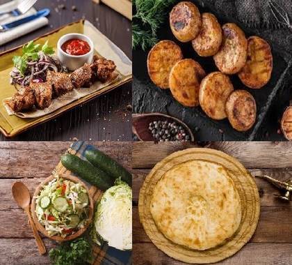 Шашличне меню (725г + 250мл)