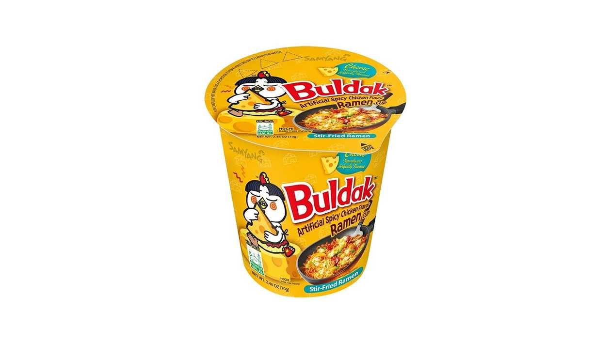 Spicy Chicken Ramen Buldak With Cheese Flavor, 70g