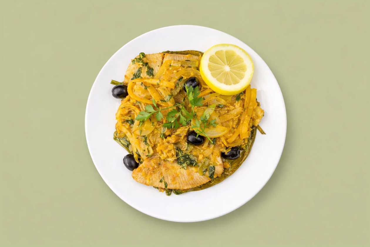 Tuna Steak with Onion Sauce