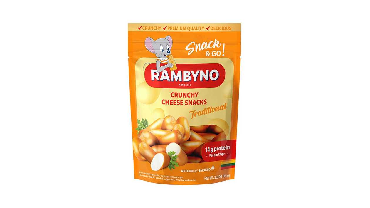 Rambyno Snack Melted Smoked Cheese, 75g