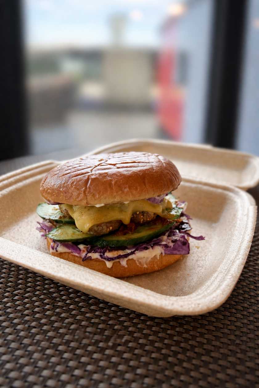 Veģetārais burgers