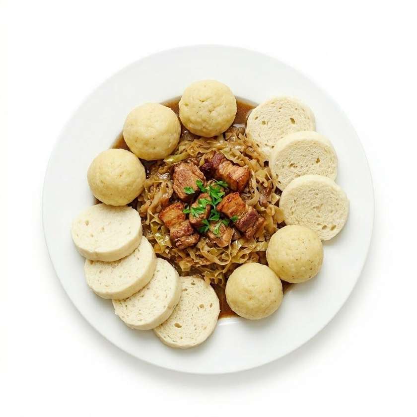 Pork fries with cabbage