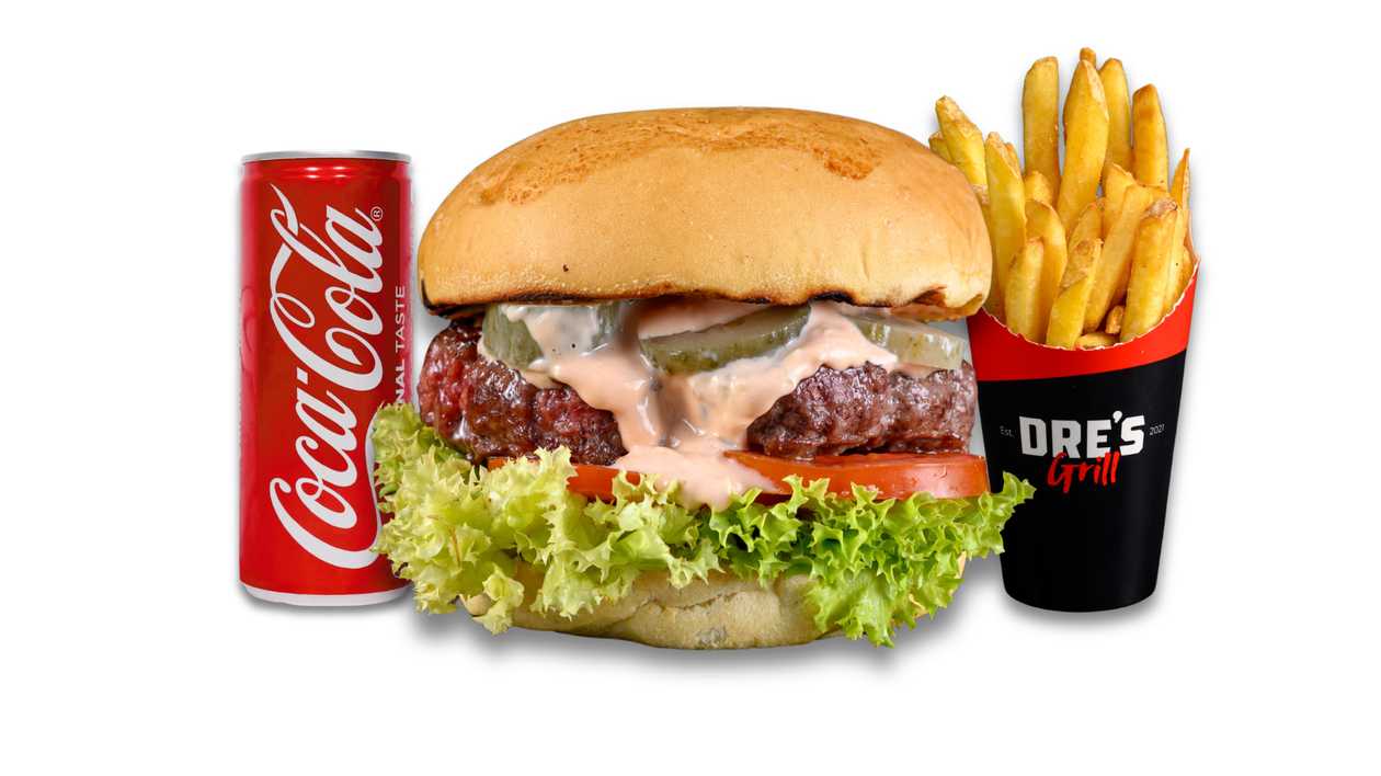 Classic Burger + Fries + Soft Drink