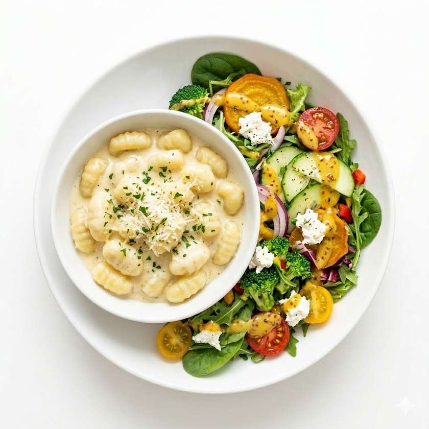 Gnocchi with Cheese Sauce