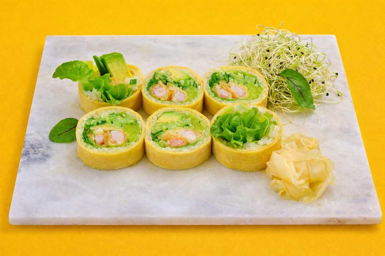 Tamagoyaki krewetka w tempurze 6 szt.