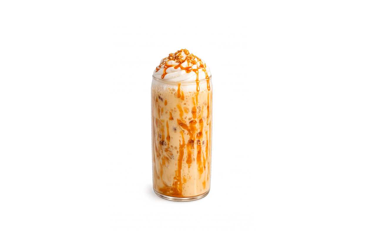 Caramel Crunch frappe