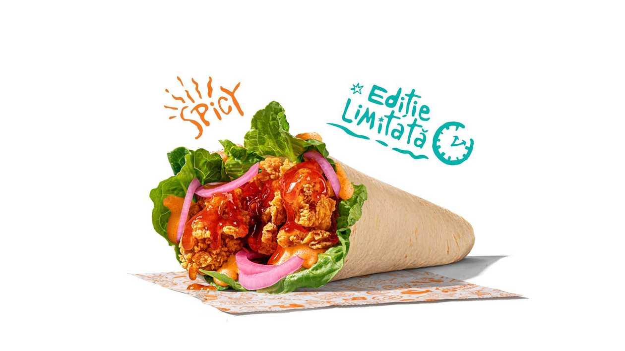 Spicy Red Hot Honey Wrap