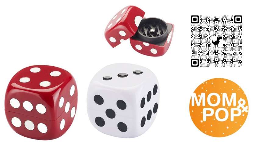 Casino Dice - 2 Parts, 48mm