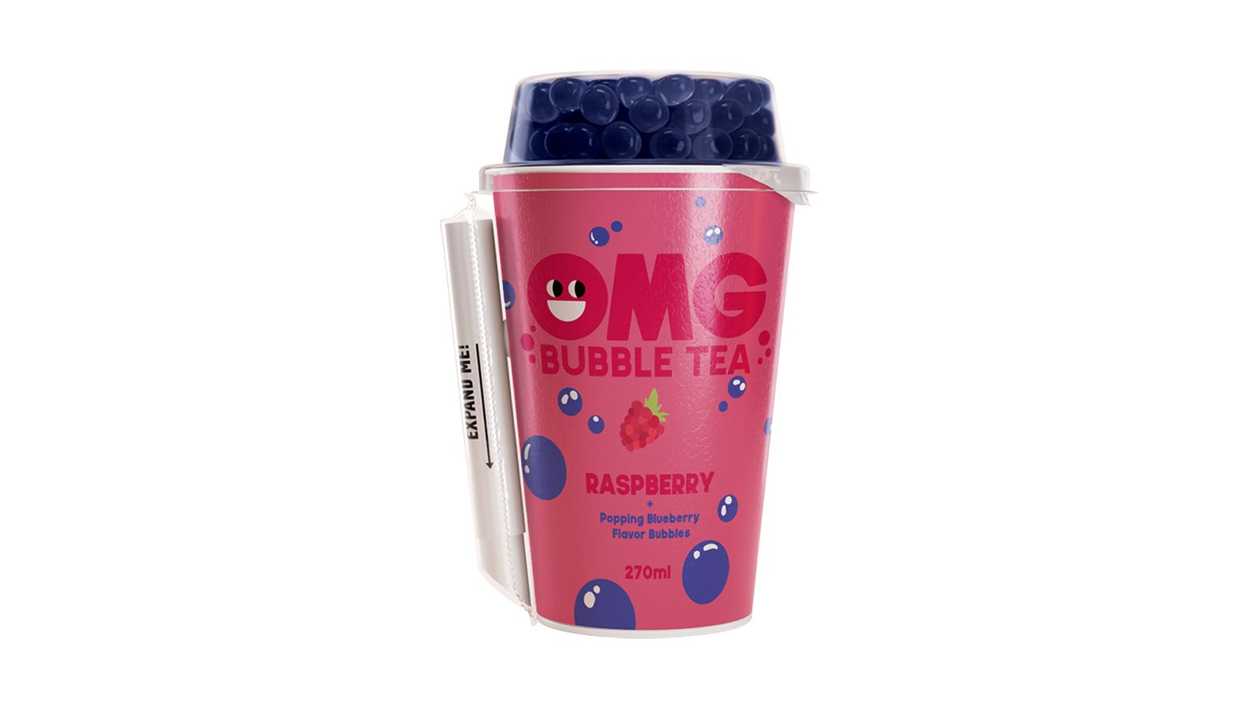 Tea Drink Omg Hibiscus Raspberry With Blueberry Balls, 0.27l