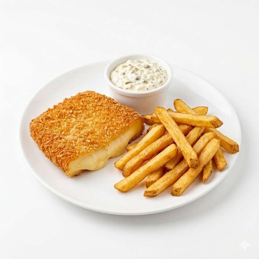 Fried Gouda cheese