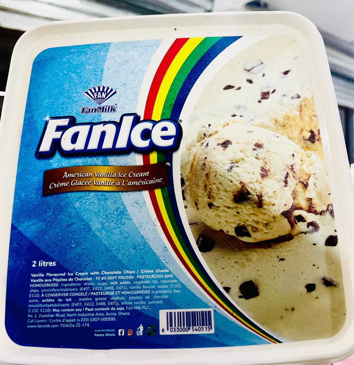 FanIce American Vanilla Ice Cream (2L) 🍨