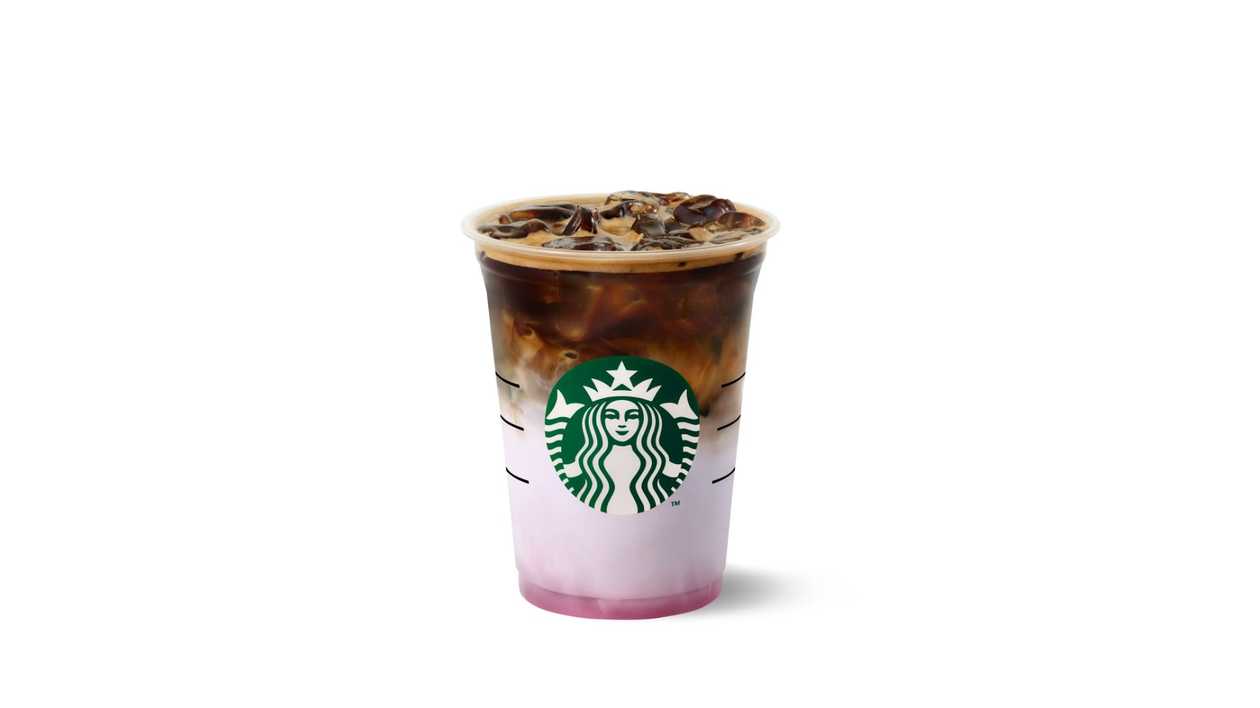 Iced Ube Vanilla Macchiato