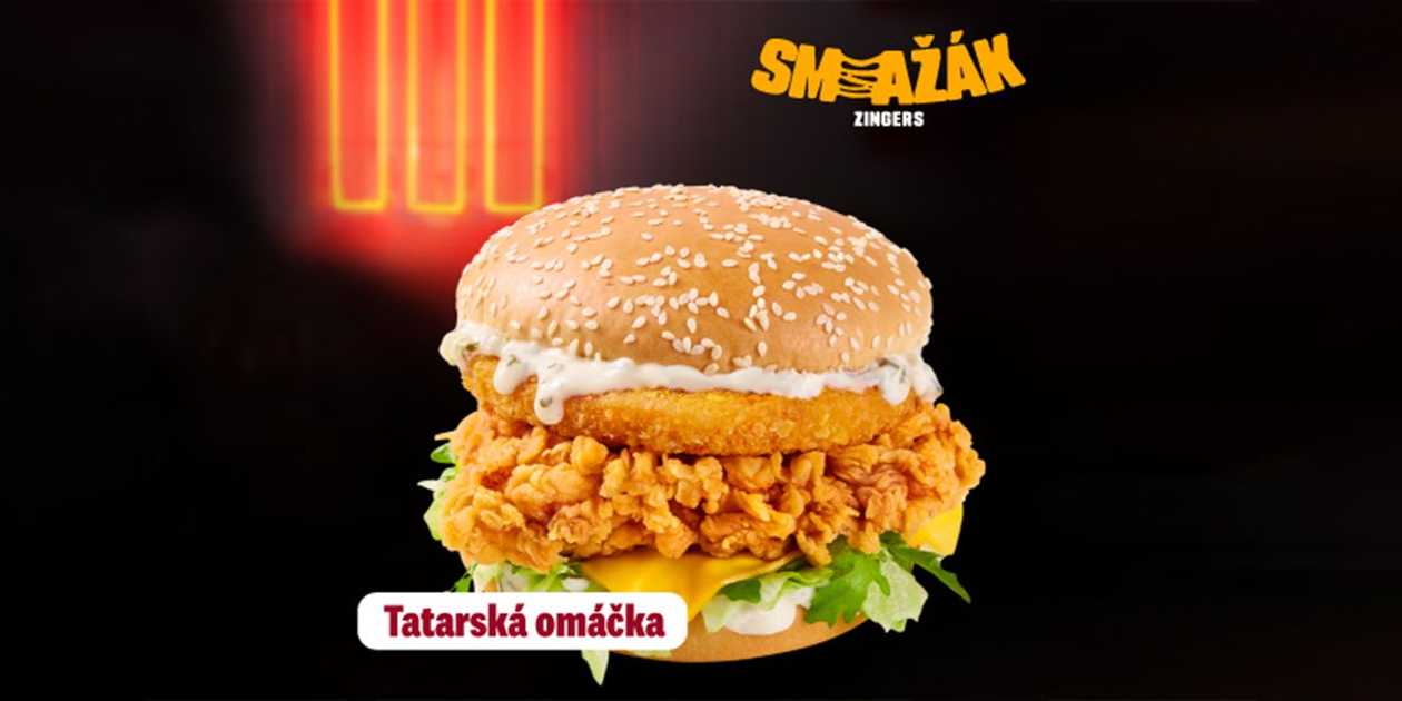 Smažák Zinger s tatarskou omáčkou