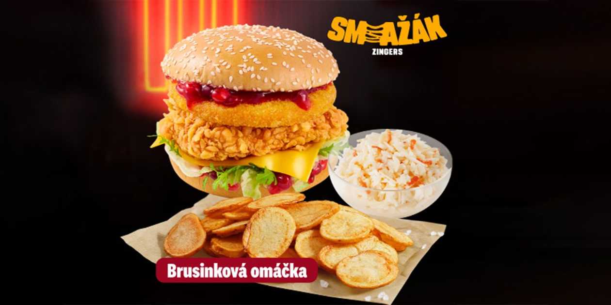 Zinger Fried Cheese with Cranberry Sauce Menu