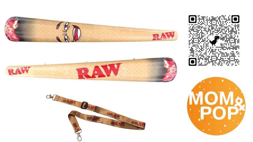 🆕 RAW Doobie Inflatable Cone + Carry Strap, 170cm
