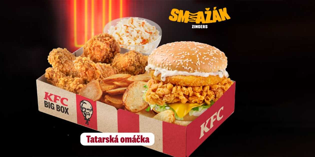 Smažák Zinger s tatarskou omáčkou Box