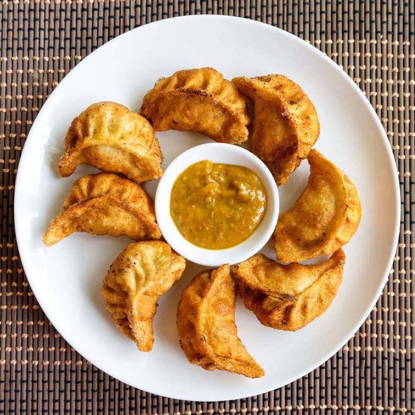 Chicken Momos fried