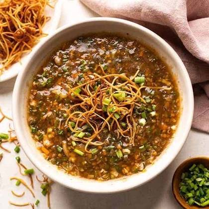 Chicken man chow soup