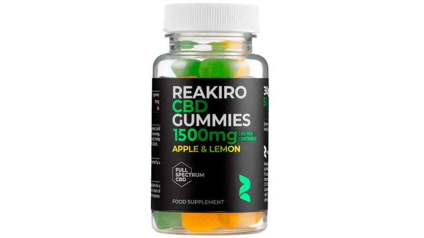 Reakiro Żelki CBD Apple & Lemon 1500mg