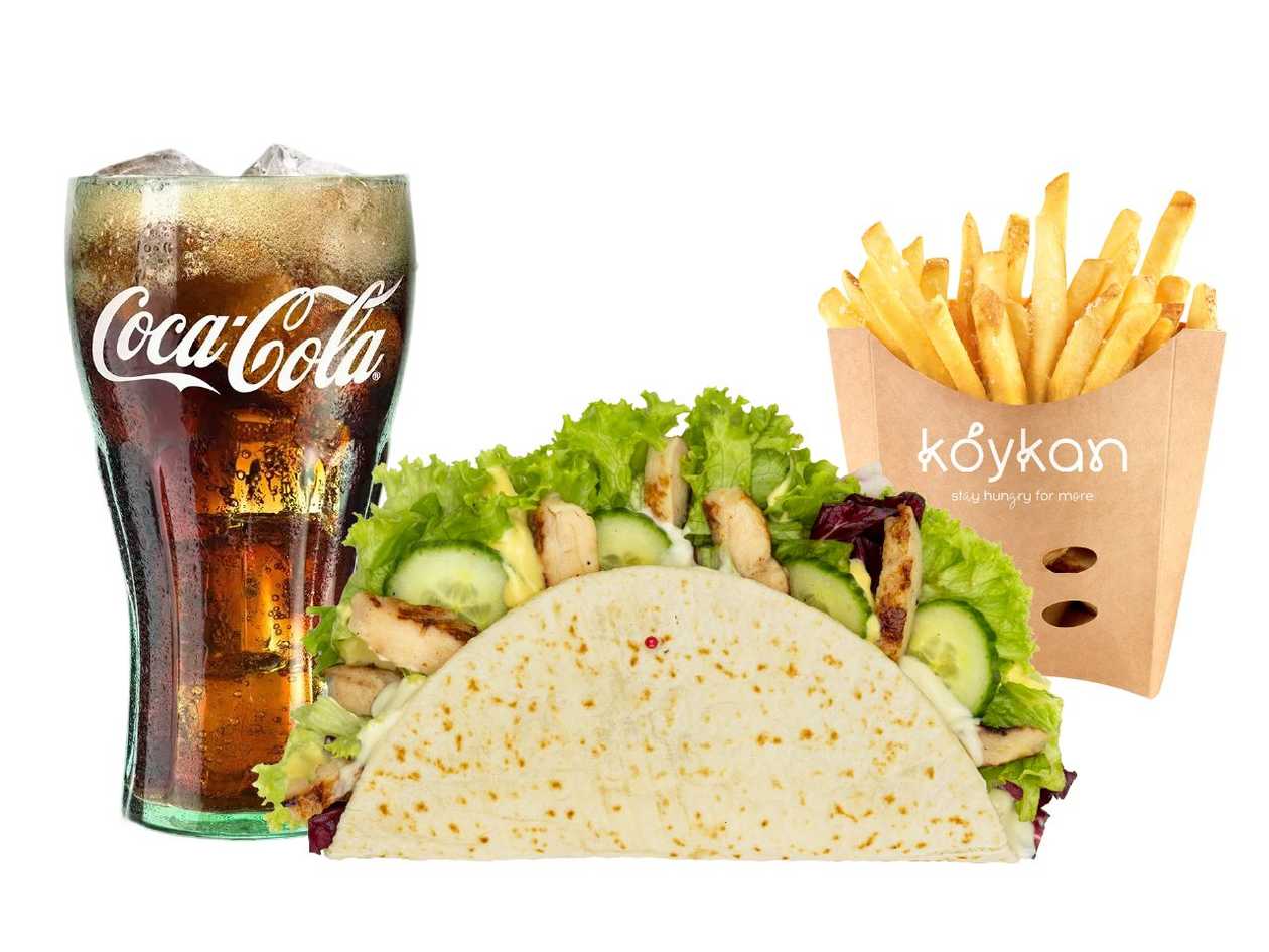 Krémová Šafránová Kuřecí Piadina Menu