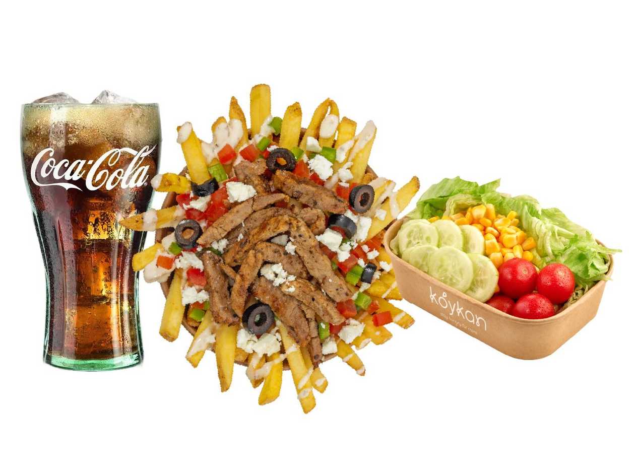 Hranolky S Pečeným Vepřovým Gyros Menu