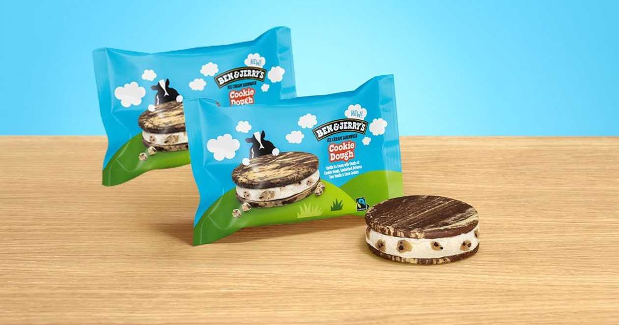 2 uni Cookie Dough Sandwich