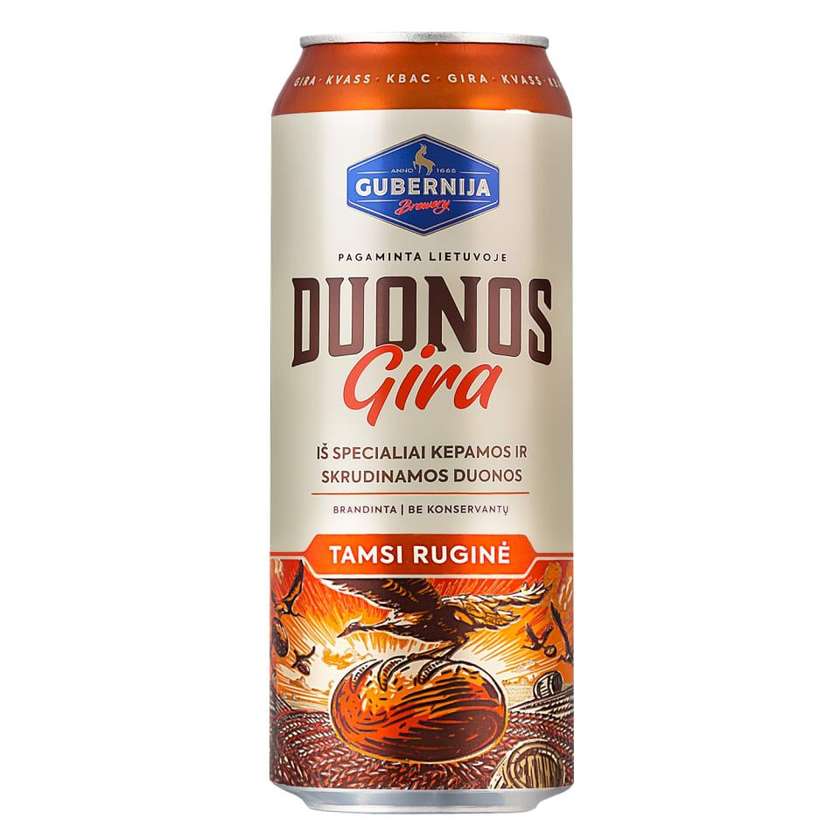 Duonos gira GUBERNIJA, 500 ml skardinė