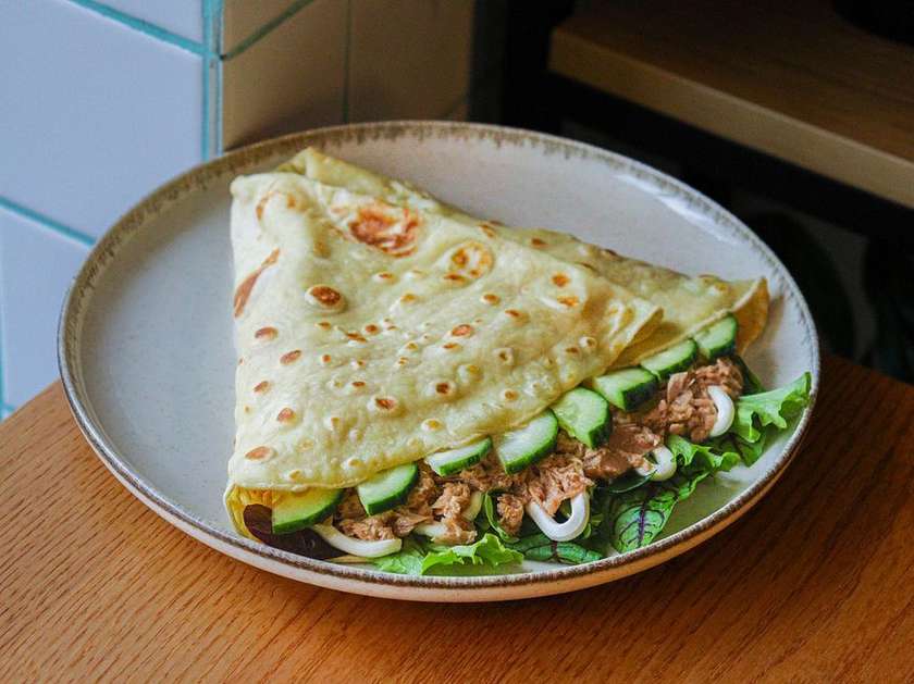 Pancake with Tuna