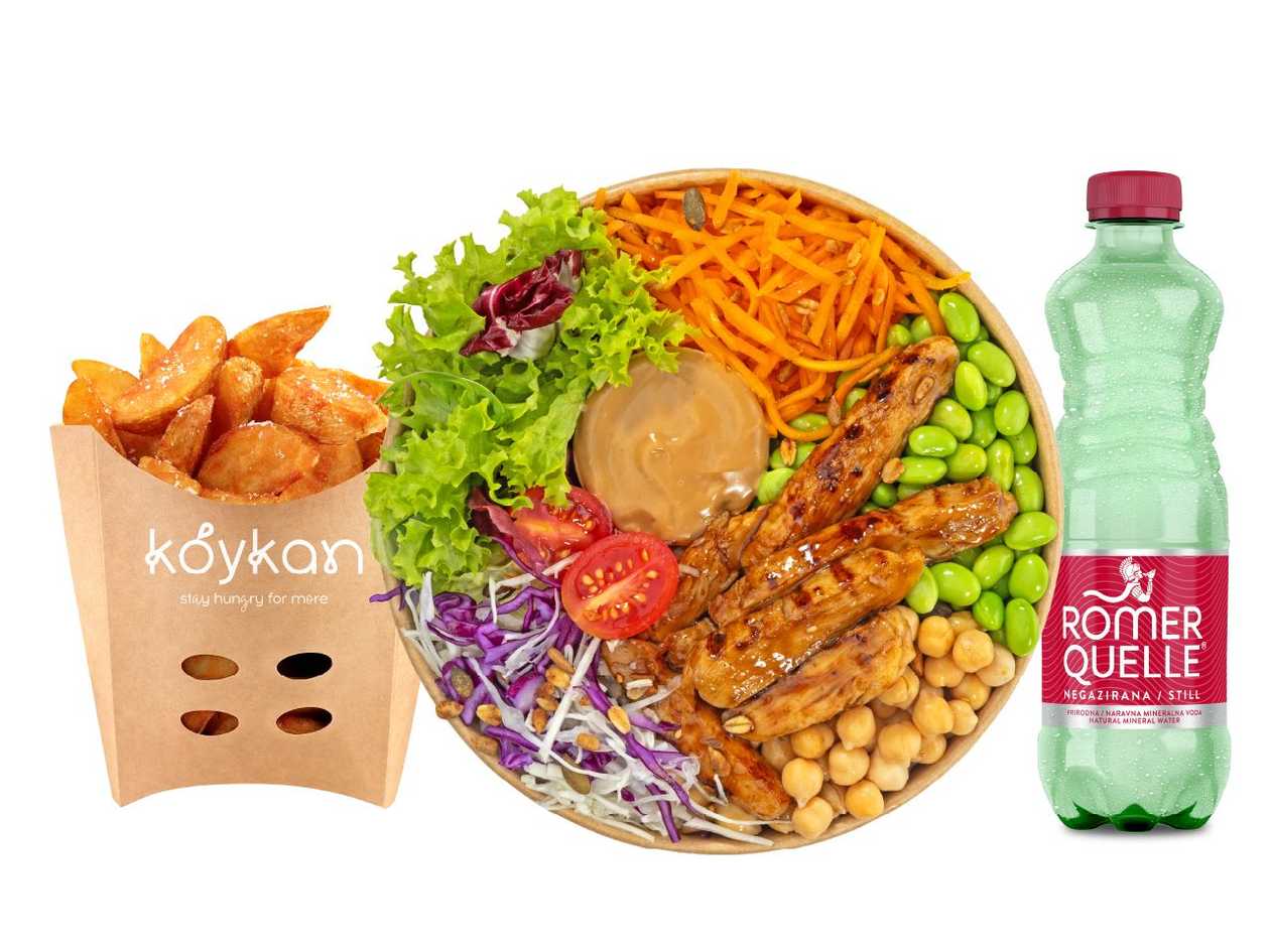 Salát S Teriyaki Grilovaným Kuřetem Menu