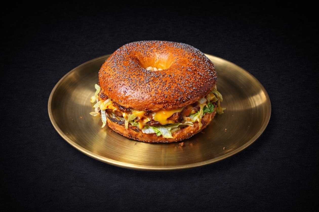 Royal Beef Bagel Burger