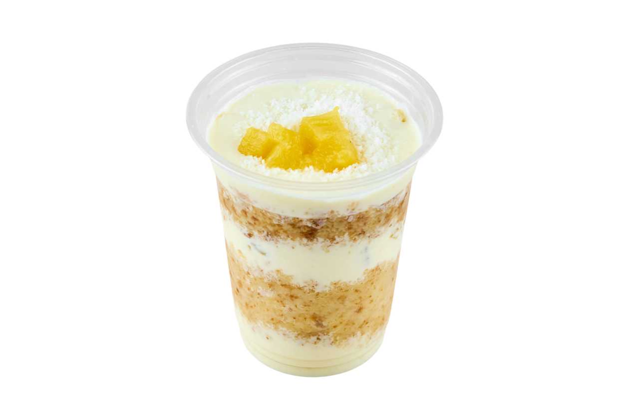Pineapple and Coconut Cake in a Jar