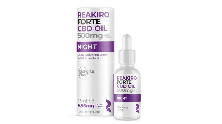 Reakiro Forte Oil CBD Night 500mg 15 ml