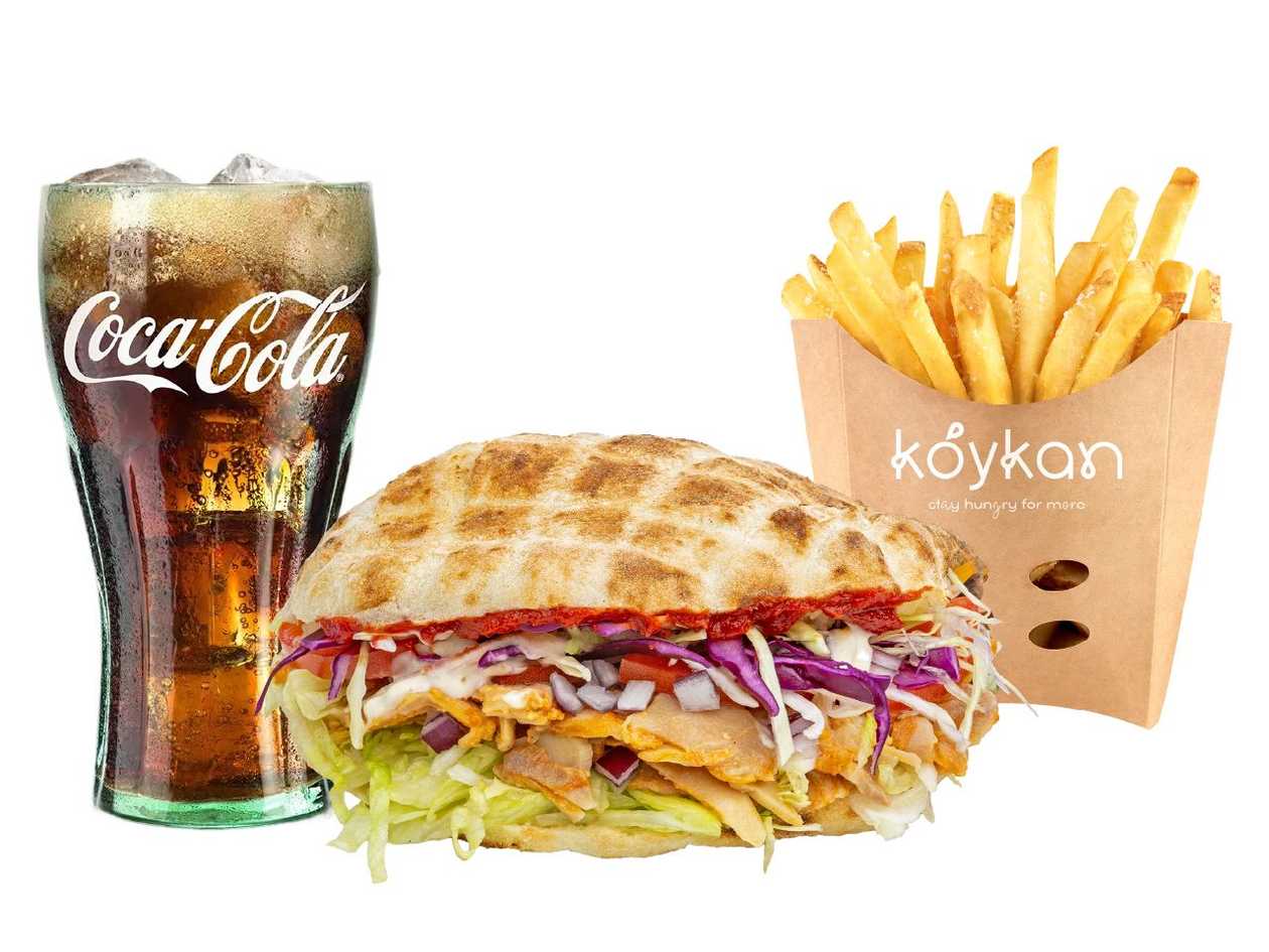(Kebab) Spicy Dragon Kuřecí V Lepinji Menu