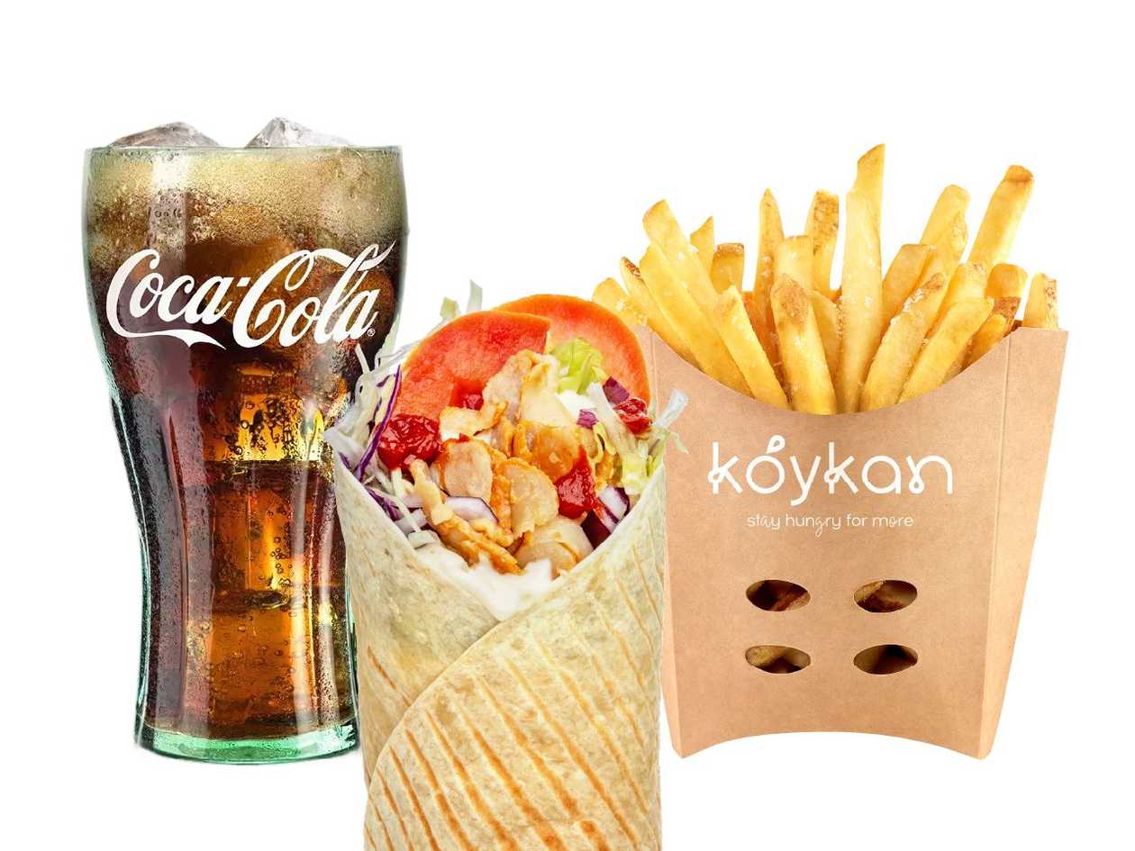 (Kebab) Spicy Dragon Kuřecí Wrap Menu