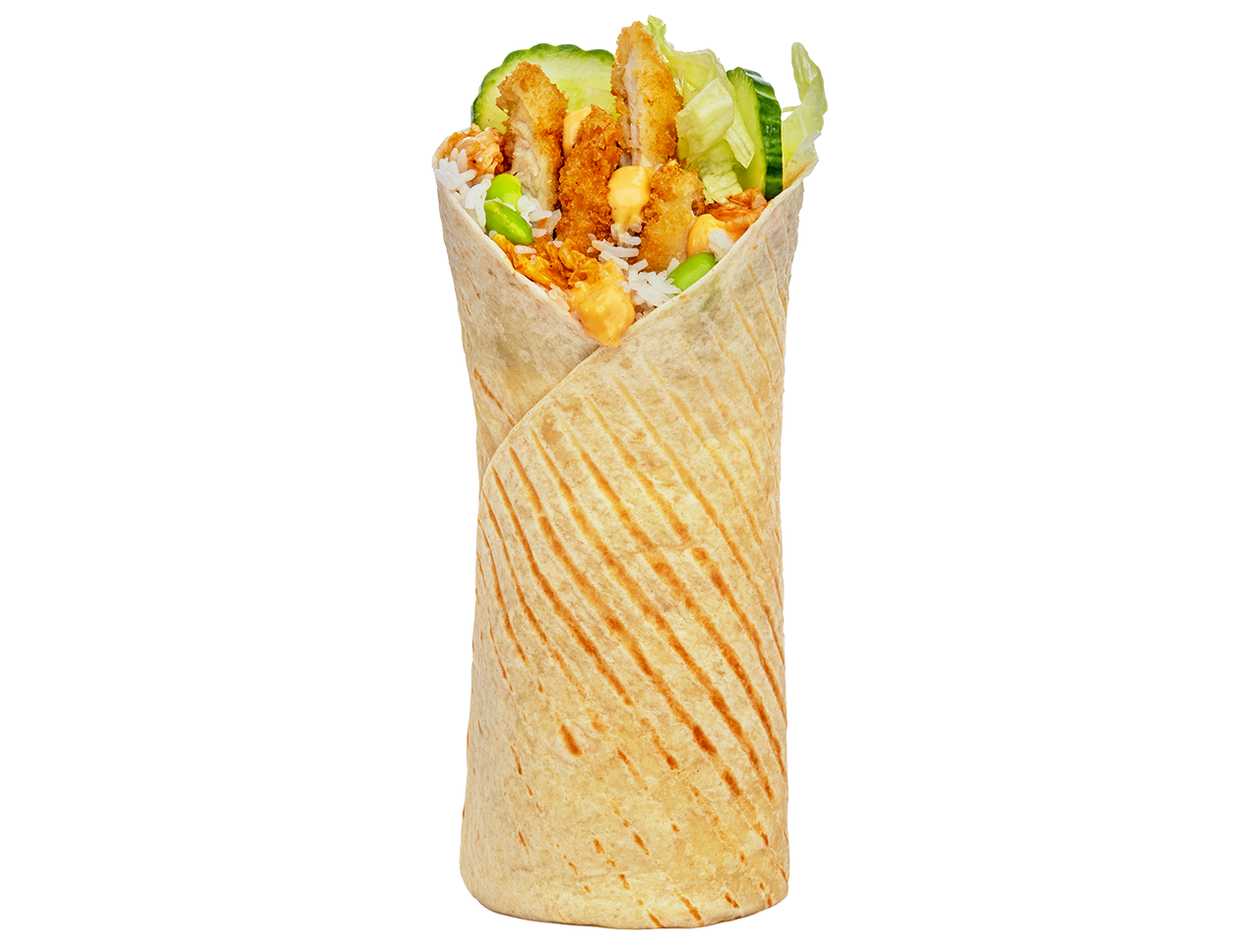 Crunchy Katsu Chicken Wrap
