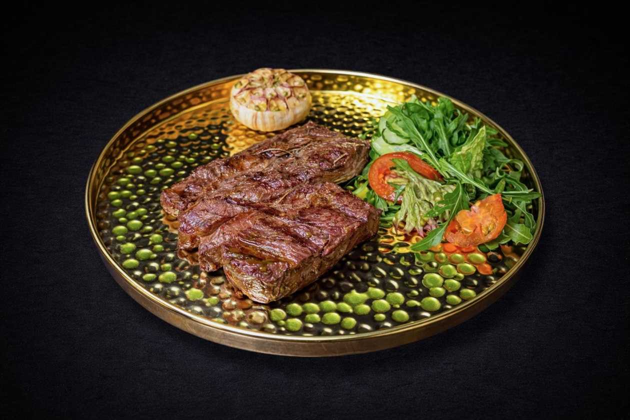 Ribeye Steak with Crispy Salad
