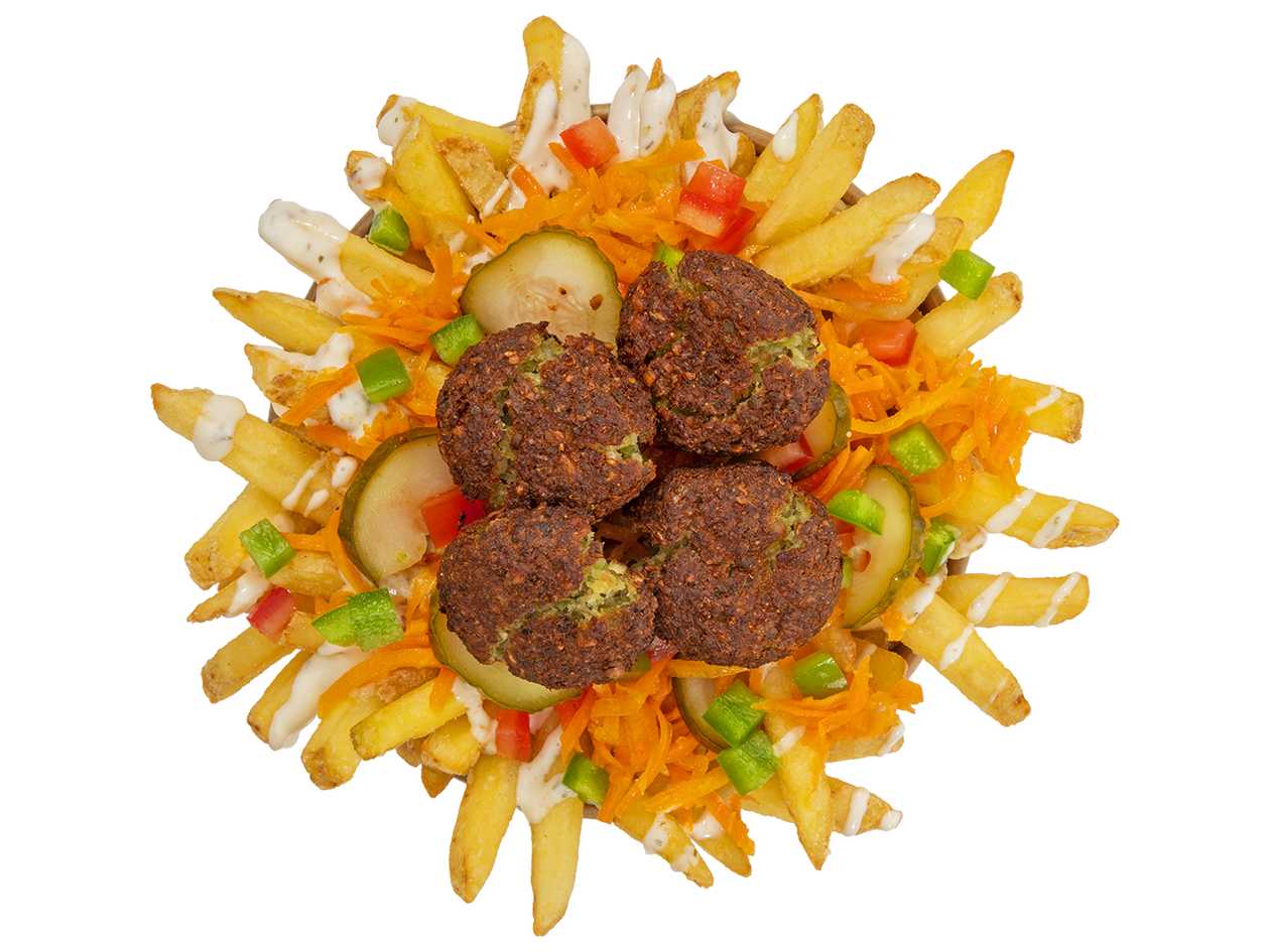(Vegan) Tahini Falafel A Okurky