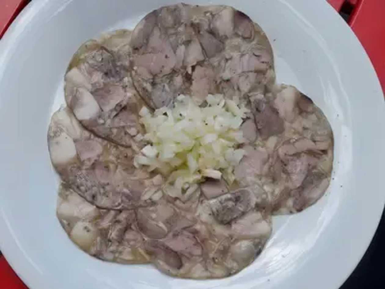Head Cheese with Onion
