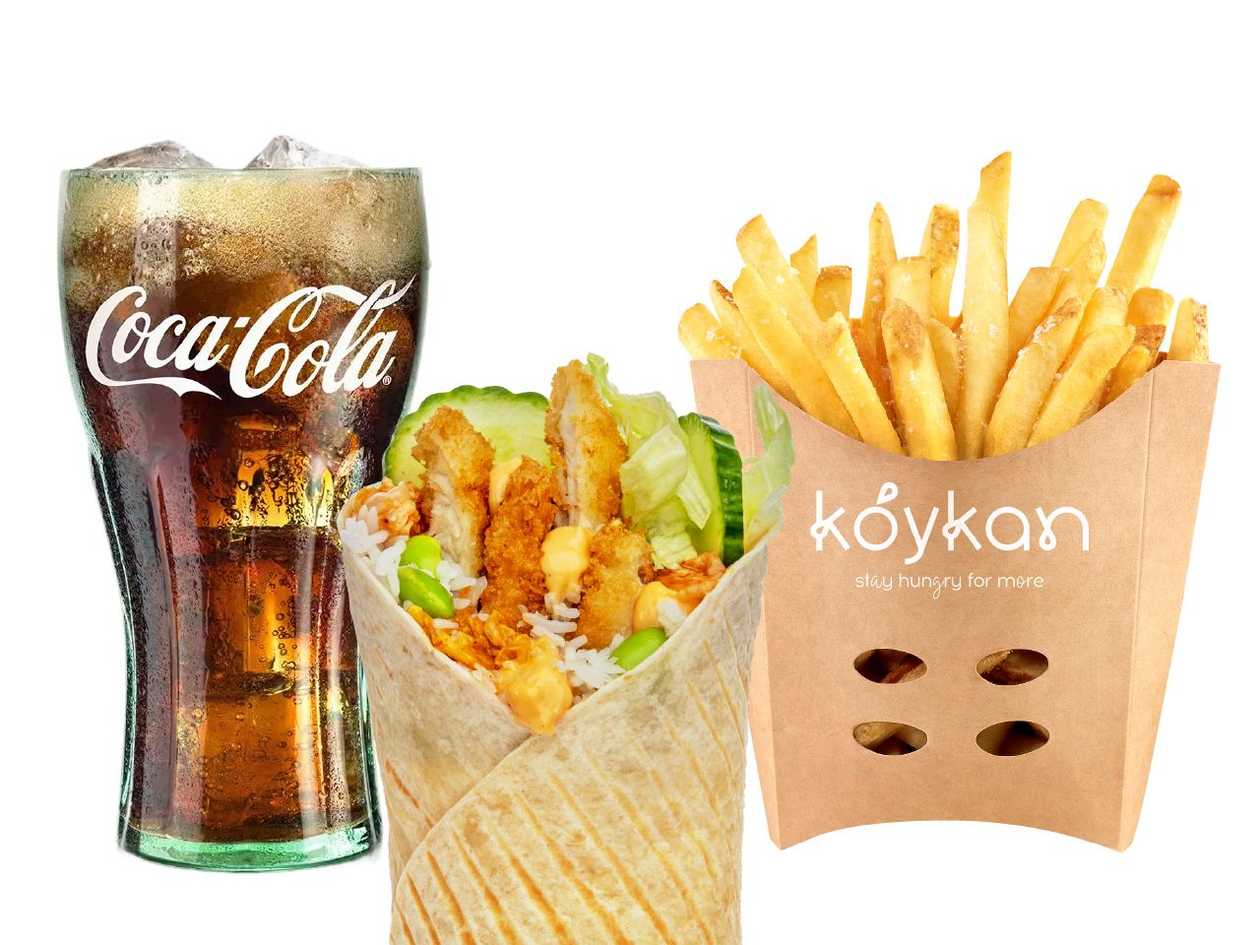 Crunchy Katsu Chicken Wrap Menu