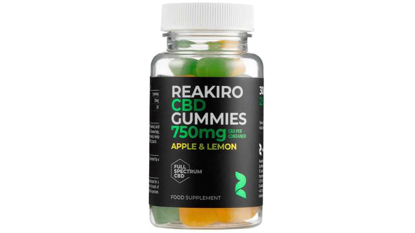 Reakiro Żelki CBD Apple & Lemon 750mg