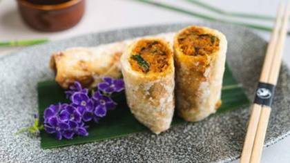2 Peking Duck Spring Rolls
