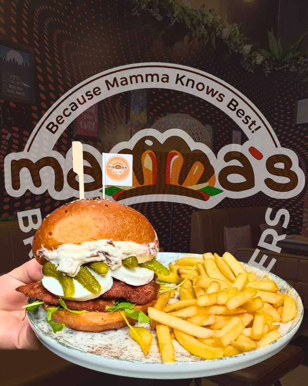 Crispy Maltese Chicken Burger