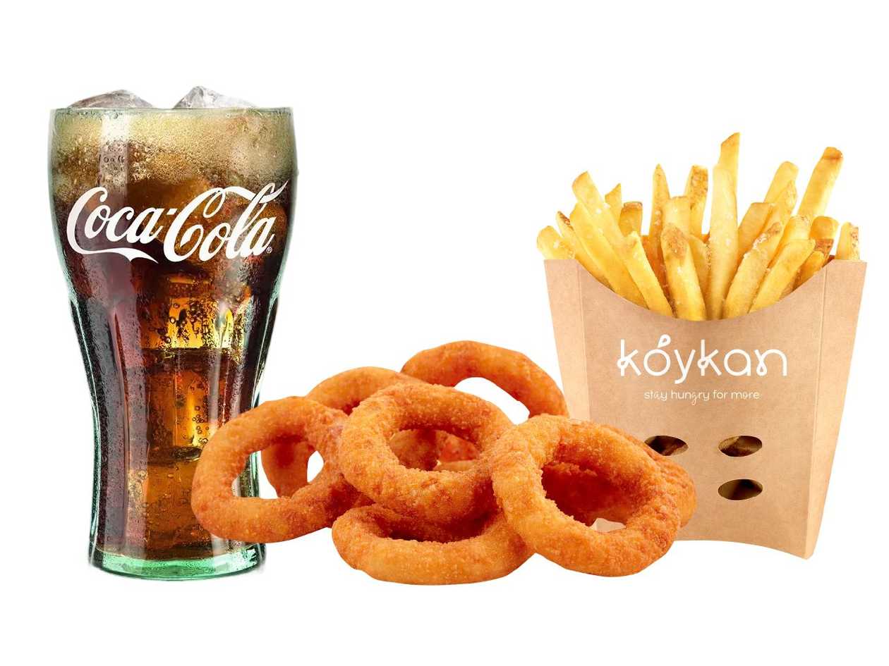 (Vege) Cibulové Kroužky (8Ks) Menu