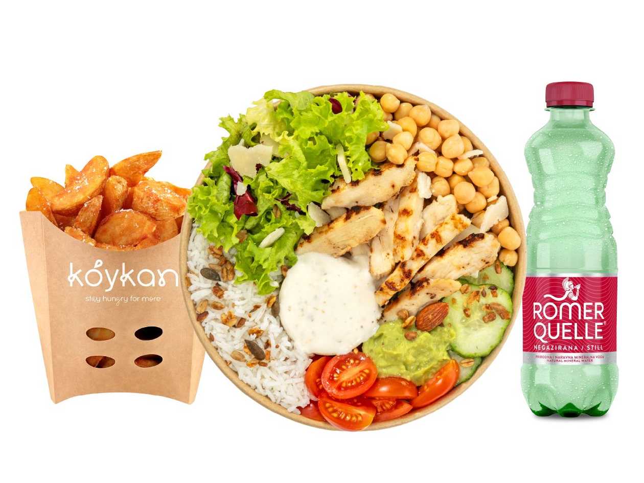 Salát S Kuřetem A Avokádovou Salsou Menu